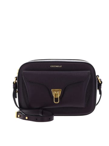 COCCINELLE Leder-Umhängetasche in Schwarz - (B)21 x (H)15 x (T)7 cm