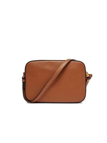 COCCINELLE Leren schoudertas lichtbruin - (B)21 x (H)15 x (D)7 cm