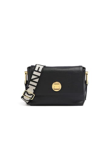 COCCINELLE Leder-Umhängetasche in Schwarz - (B)23 x (H)16 x (T)10 cm