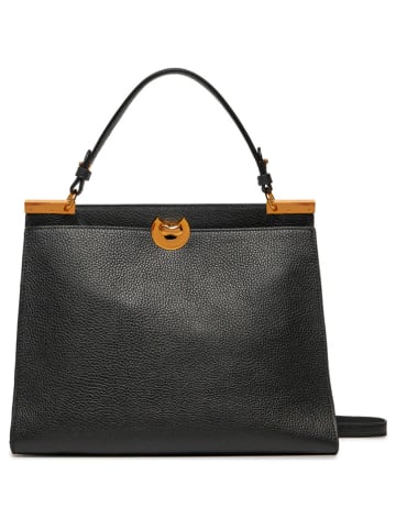 COCCINELLE Leder-Henkeltasche in Schwarz - (B)33 x (H)23 x (T)13 cm