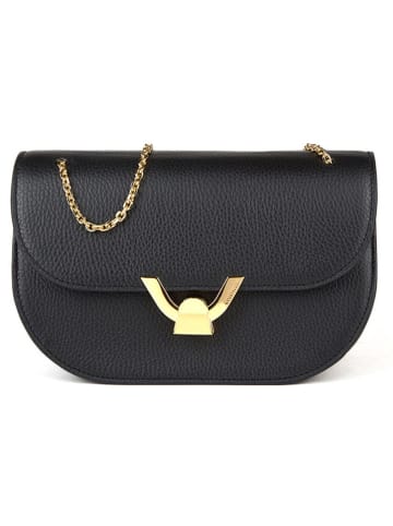 COCCINELLE Leder-Umhängetasche in Schwarz - (L)27 x (B)20 x (H)8 cm