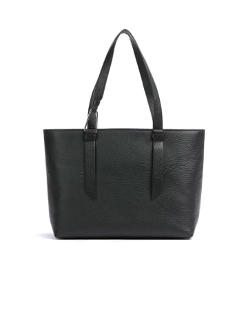 COCCINELLE Leder-Shopper in Schwarz - (B)37 x (H)28 x (T)14 cm