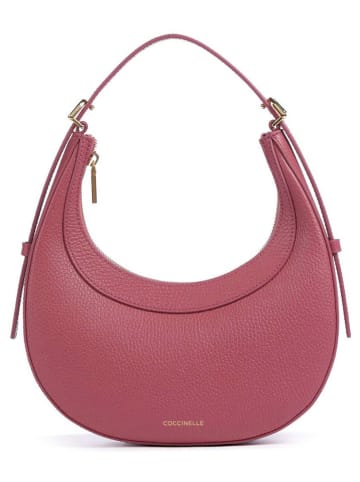 COCCINELLE Skórzana torebka w kolorze jagodowym - 24 x 13 x 6 cm
