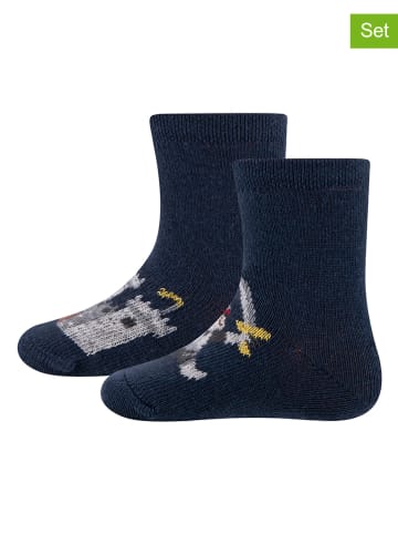 ewers 2-delige set: sokken donkerblauw