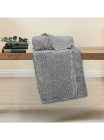 UNCOVER BY SCHIESSER Koc "DropNeedle" w kolorze szarym