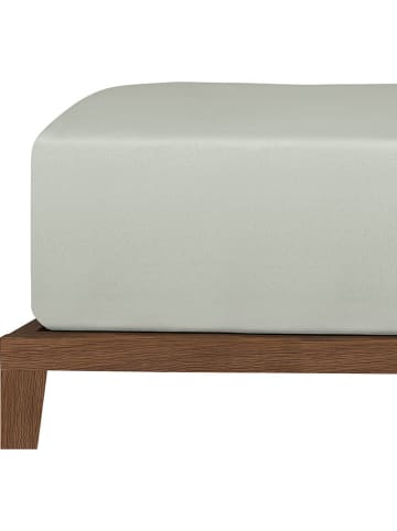 UNCOVER BY SCHIESSER Jersey hoeslaken "New Jersey" zilverkleurig