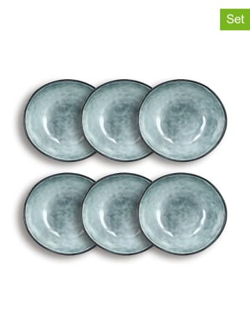 Ogo Living 6-delige set: kommen blauw - Ø 21 cm