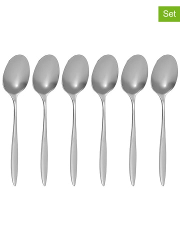 Ogo Living 6-delige set: roestvrijstalen dinerlepels "Athena" - (L)21 cm