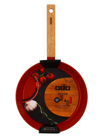 Ogo Living Patelnia "Ector" w kolorze czerwonym - Ø 24 cm