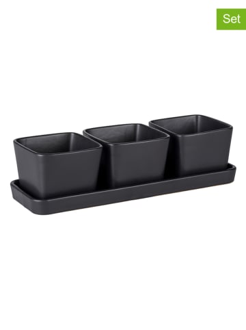Wenko 3er-Set: Dipschalen in Schwarz