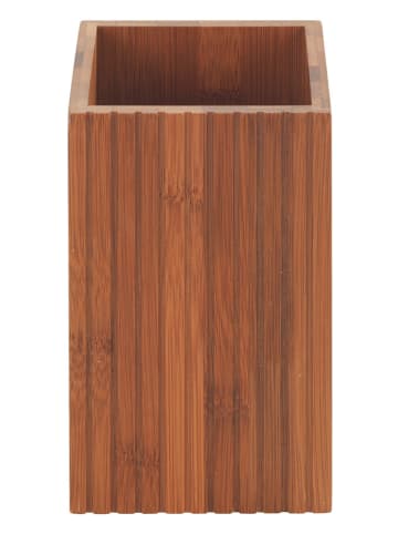 Wenko Utensilienbehälter in Hellbraun - (B)11 x (H)18 x (T)11 cm