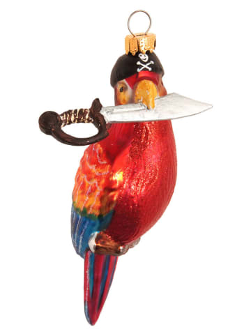 Krebs Glas Lauscha Kerstboomornament "Papagaai" meerkleurig - (L)13 cm