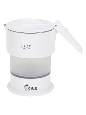 Adler Reise-Wasserkocher "AD 1377" in Weiß - 600 ml