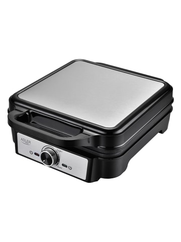 Adler Waffeleisen "AD 3083" in Schwarz/ Silber