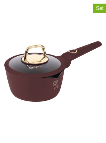 Berlinger Haus 2-częściowy zestaw "Leonardo Collection" w kolorze bordowym - Ø 16 cm