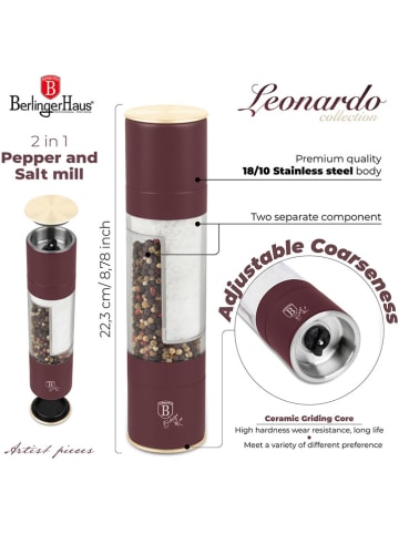 Berlinger Haus Peper-/zoutmolen rood