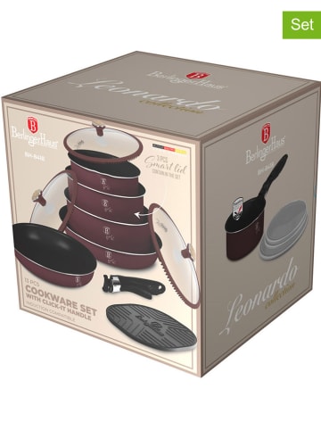 Berlinger Haus 13-delige pannenset "Leonardo Nordic Collection" rood