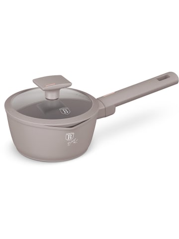 Berlinger Haus 2-delige set: sauspan met deksel "Taupe Collection" lichtbruin