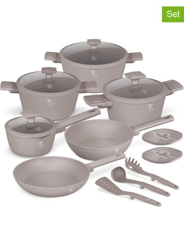 Berlinger Haus 15-częściowy zestaw "Taupe Collection" w kolorze jasnobrązowym
