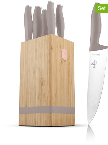 Berlinger Haus 6-delige keukenmessenset lichtbruin