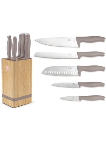 Berlinger Haus 6tlg. Küchenmesser-Set in Hellbraun