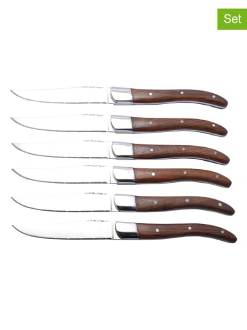 Berlinger Haus 6-delige set: steakmessen bruin