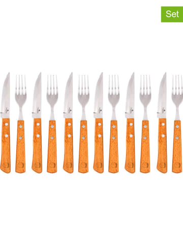 Berlinger Haus 12-delige set: steakmessen lichtbruin