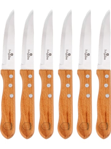 Berlinger Haus 6-delige set: steakmessen lichtbruin