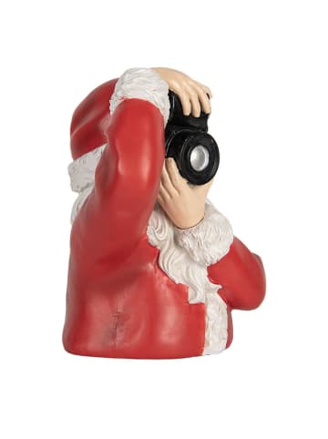 Clayre & Eef Dekofigur "Weihnachtsmann" in Rot/ Weiß - (H)22 cm