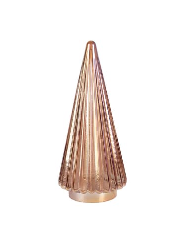 Clayre & Eef Dekofigur "Weihnachtsbaum" in Gold - (H)26 x  Ø 11 cm