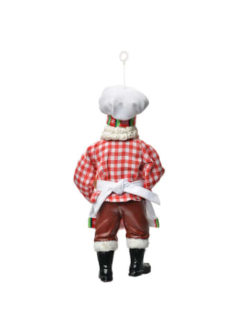 Clayre & Eef Decohanger "Kerstman" meerkleurig - (H)17 cm