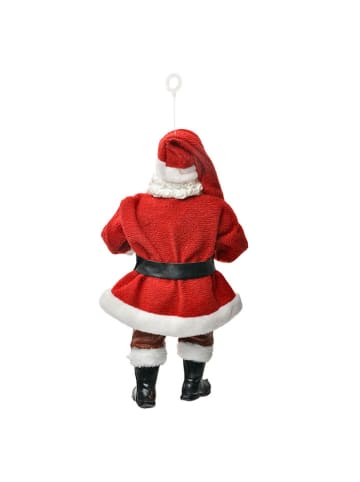 Clayre & Eef Decohanger "Kerstman" rood - (H)17 cm