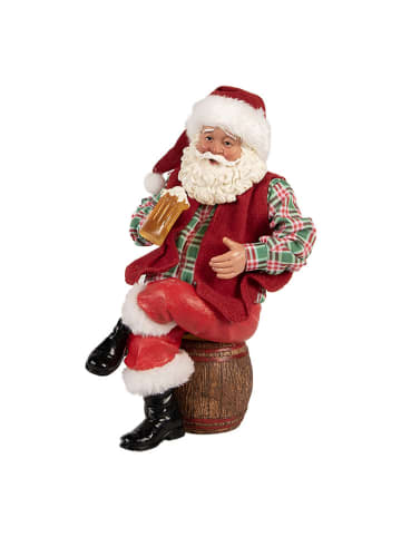 Clayre & Eef Figurka dekoracyjna ze wzorem - wys. 24 cm