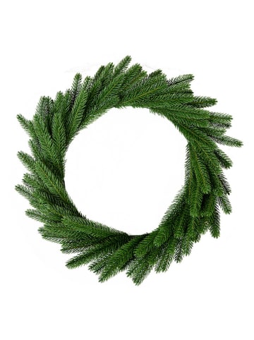 Clayre & Eef Dekokranz "Weihnachten" in Grün - Ø 63 cm