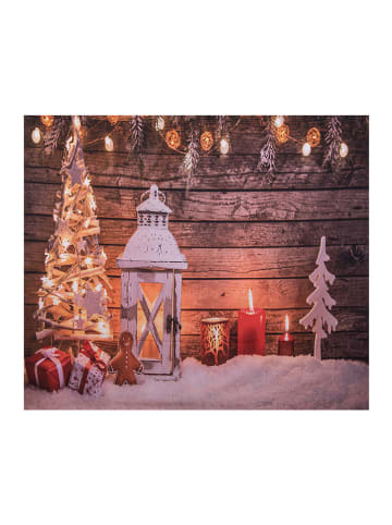 Clayre & Eef Wandteppich "Weihnachtsbaum" in Bunt - (L)180 x (B)210 cm