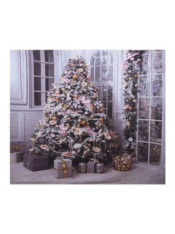Clayre & Eef Wandteppich "Weihnachtsbaum" in Bunt - (L)180 x (B)210 cm
