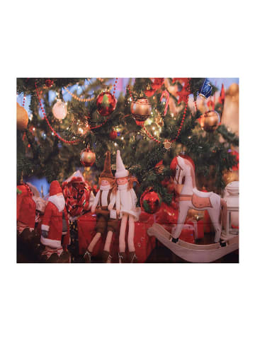 Clayre & Eef Wandteppich "Weihnachtsbaum" in Bunt - (L)180 x (B)210 cm