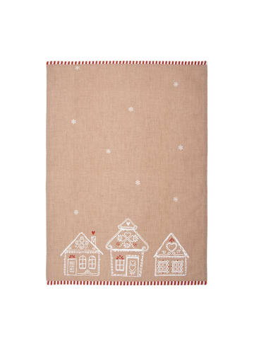 Clayre & Eef Ściereczka w kolorze beżowym do naczyń - 70 x 50 cm