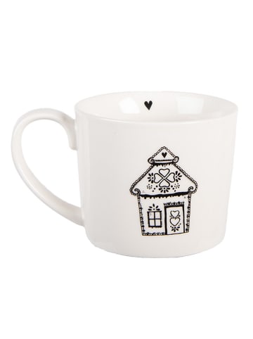 Clayre & Eef Tasse in Weiß - 275 ml