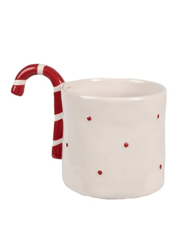 Clayre & Eef Kop wit/rood - 325 ml
