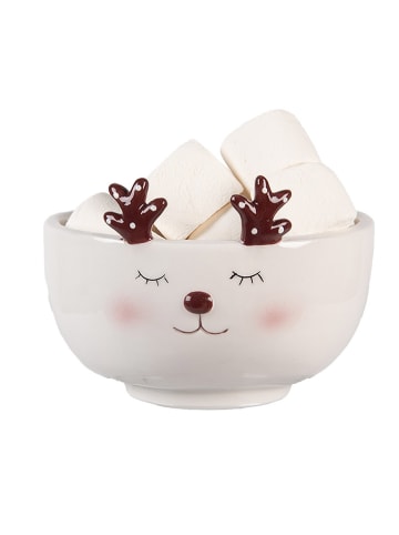 Clayre & Eef 2tlg. Set: Tasse in Beige