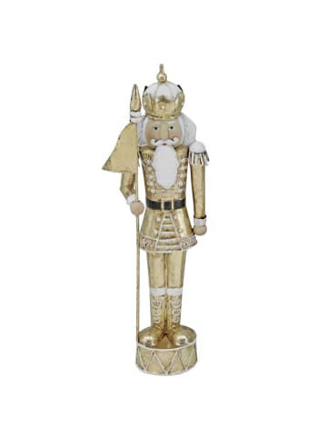 Clayre & Eef Dekofigur "Nussknacker" in Gold - (H)40 cm
