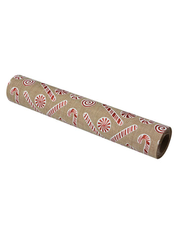 Clayre & Eef Tischläufer in Beige - (L)275 x (B)28 cm 