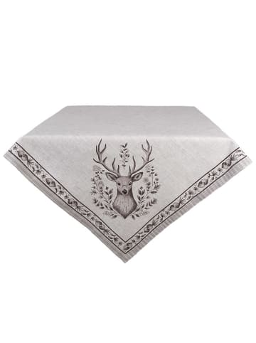 Clayre & Eef Tischdecke in Braun - (L)100 x (B)100 cm