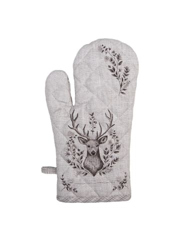 Clayre & Eef Ovenwant bruin - (L)30 x (B)18 cm