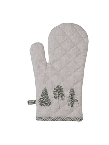 Clayre & Eef Ovenwant groen/beige - (L)30 x (B)18 cm