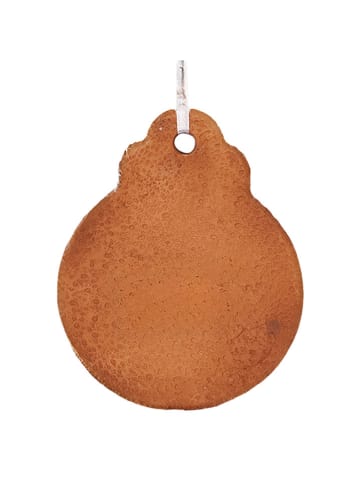 Clayre & Eef Kerstboomversiering lichtbruin - (H)10 x  Ø 8 cm