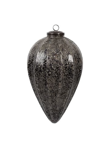 Clayre & Eef Bombka w kolorze złoto-czarnym - wys. 17 cm