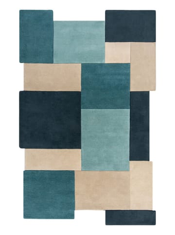 Flair Rugs Woll-Teppich in Bunt