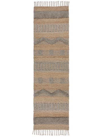 Flair Rugs Chodnik w kolorze beżowo-jasnoszarym